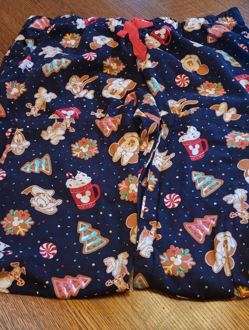Old Navy x Disney Mickey Gingerbread Holiday Flannel Pajama Pants